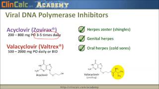 Influenza and Herpes Simplex Antivirals  Top 250 Drugs [upl. by Burg378]