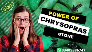 Chrysoprase stone information chrysoprase [upl. by Harrak]