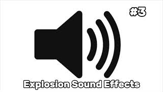 Explosion Sound Effects [upl. by Nadeen]