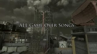 All COD Zombie Game Over Songs Nacht Der Untoten  Mob Of The Dead [upl. by Akinehc]