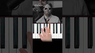 Impress with ONLY the black keys pianotutorial shorts [upl. by Namielus731]