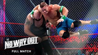 FULL MATCH  John Cena vs Big Show  Steel Cage Match WWE No Way Out 2012 [upl. by Delmer]