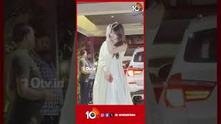 Sreeleela At Kartik Aaryan House For Ganpati Darshan Sreeleela 10tvet youtubeshorts [upl. by Chien]