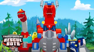 Top Dino Forms  Kid’s Cartoon  Animation for Kids  Transformers Rescue Bots  Transformers TV [upl. by Doraj386]