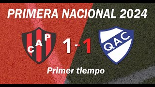 Patronato vs Quilmes  Primera Nacional 2024 Zona A Fecha 31 Primer Tiempo [upl. by Berstine]