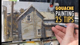 Gouache Painting Tutorial James Gurneys 25 Tips for Sketching Architecture [upl. by Attiuqahs602]