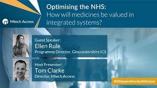 Optimising the NHS How will medicines be valued in integrated systems [upl. by Anelam225]