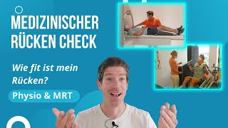 Rückencheck durch MRT und Physio  wie gesund ist mein Rücken [upl. by Hodgson]