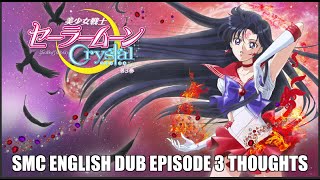 Sailor Moon Crystal Episode 3 English Dub Thoughts [upl. by Aiclef]