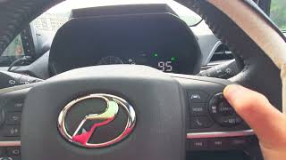 All New perodua Alza 2022 Auto cruise control setting and Lane keep assist features demonstation [upl. by Emmi]