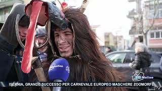 Isernia grande successo per Carnevale Europeo Maschere Zoomorfe [upl. by Janice]