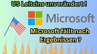 US Leitzins bleibt unverändert  Microsoft Aktie fällt nach Ergebnissen  TeamViewer Aktie Rally [upl. by Whitford]