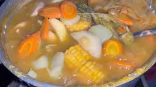 HOW TO COOK JAMAICAN STYLE GOAT SOUPSATURDAY SOUP SPEICALTHE FLARE FAMILY [upl. by Tanitansy]