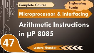 Arithmetic Instructions in Microprocessor 8085  Microprocessor 8085 Programming [upl. by Prudence152]