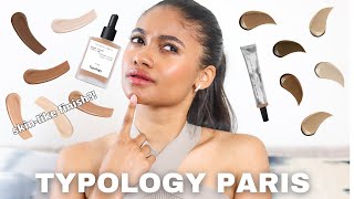 TYPOLOGY TINTED SERUM amp CONCEALER REVIEW  typology Paris tinted serum amp concealer try on amp review [upl. by Derman]