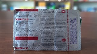 ROSEDAYA 20  Rosuvastatin and Aspirin Capsule  prevent heart attack and high cholesterol level [upl. by Hnamik]