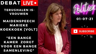 Maidenspeech Marieke Koekkoek Volt [upl. by Sandie752]