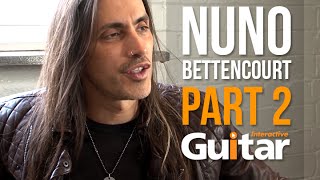 Nuno Bettencourt Guitar Gear Pedal Board amp Amps  PART 2  Guitar Interactive Magazine [upl. by Adnara690]