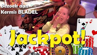 JACKPOT Bezoek aan KERMIS BLADEL  2017C [upl. by Arsuy]