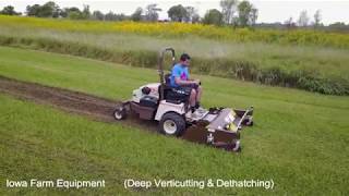 Grasshopper Verticutter Verticut Machine Dethatcher [upl. by Uno]