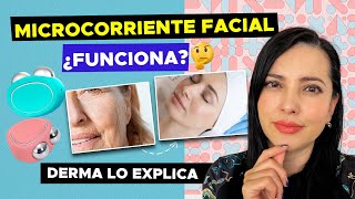 ¿FLACIDEZ ARRUGAS MICROCORRIENTE FACIAL opinión de una Dermatóloga [upl. by Ioves]