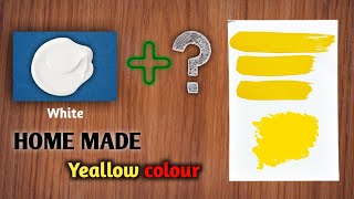 How to make yellow colour  how to make yellow colour at home MRBABU EXPERIMENT BD [upl. by Swenson]