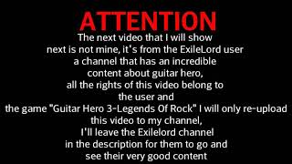 Secret Guitar Hero 3 Song La cancion secreta de Guitar hero 3 [upl. by Adli]