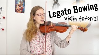 Legato Bowing on the Violin  Smooth bow changes  Tutorial how to play [upl. by Annej]