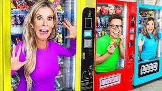 Last to Leave Vending Machine Wins 10000  Rebecca Zamolo [upl. by Yesnyl]