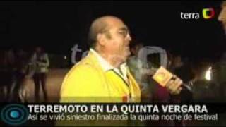 Momento exacto del terremoto en la quinta vergara [upl. by Anoel811]