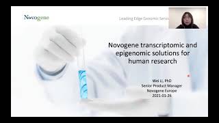 Innovation Talks Novogene transcriptomic and epigenomic solutions for human research [upl. by Launam418]