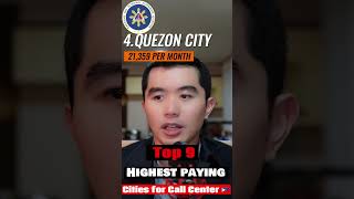 High paying cities for Call Center agent jobs Philippines [upl. by Topping]