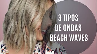 BEACH WAVES  Ondulado con plancha tenaza y ferro [upl. by Ellehciram]