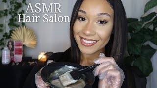 ASMR Hair Salon ✂ Hair Colour Change Shampoo amp Blow Out W Layered Sounds [upl. by Loella478]