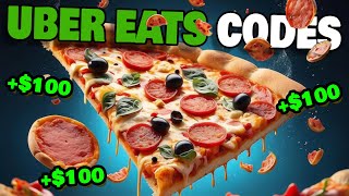 FREE CREDIT Uber Eats Promo Code 100  Uber Eats Coupons amp Codes 2024 [upl. by Flora]