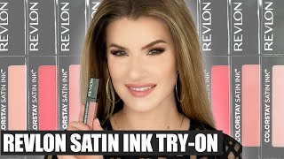 NEW REVLON COLORSTAY STAIN LINK LIQUID LIPSTICKS  NATURAL LIGHTING LIP SWATCHES  MagdalineJanet [upl. by Torruella]