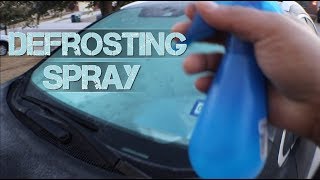 Life Hacks Using Alcohol amp Water Solution to Defrost Your Windshield [upl. by Ytomit]