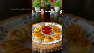 Trending Recipe of Potato Bhakarwadi shorts bhakarwadi samosa potato recipe [upl. by Yeliah]