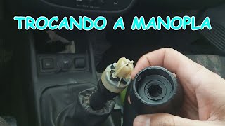 COMO TROCAR A MANOPLA DO CAMBIO NO CORSA FRENTE MONTANA RÉ PRA FRENTE [upl. by Lagiba941]