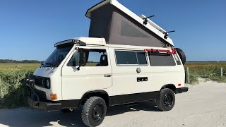 VAN LIFE  Ultra Modified VW Vanagon T3 Westfalia Tour [upl. by Huldah]