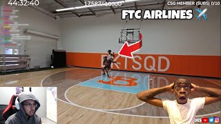 FLIGHT REACTS VS SILKY 1V1 BASKETBALL  HE SENT HIM TO FTC AIRLINES [upl. by Eniluj]