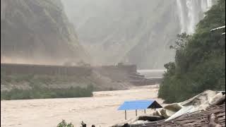 Landslide Damages Upper Tamakoshi Hydropower Projects Dam Structures [upl. by Ellon232]