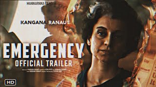 EMERGENCY Movie  Official Release date  Kangana Ranaut  Anupam kher  Emergency trailer [upl. by Powe593]