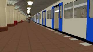 Trainz 2006  BVG F90 in a Blue livery with new sounds [upl. by Lowndes321]