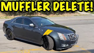 2012 Cadillac CTS 36L V6 w MUFFLER DELETE [upl. by Assina496]