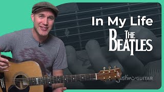 In My Life Guitar Lesson  The Beatles [upl. by Tterej]