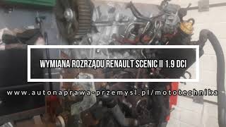 Wymiana paska rozrządu Renault 19 Dci Wymiana rozrządu Scenic 19 DCI Wymiana rozrządu RenaultDCI [upl. by Eetnuahs]