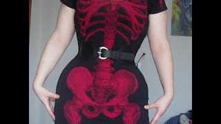 Underbust Corset  Kreepsville666 Skeleton Dress [upl. by Ojadnama]