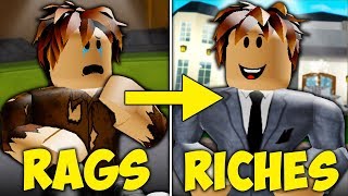 Rags to Riches A Sad Roblox Bloxburg Movie [upl. by Aruasi]