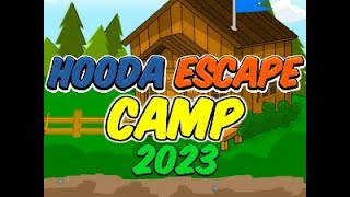 Hooda Escape Camp 2023  Walkthrough  Hints  Cheats [upl. by Sofko]